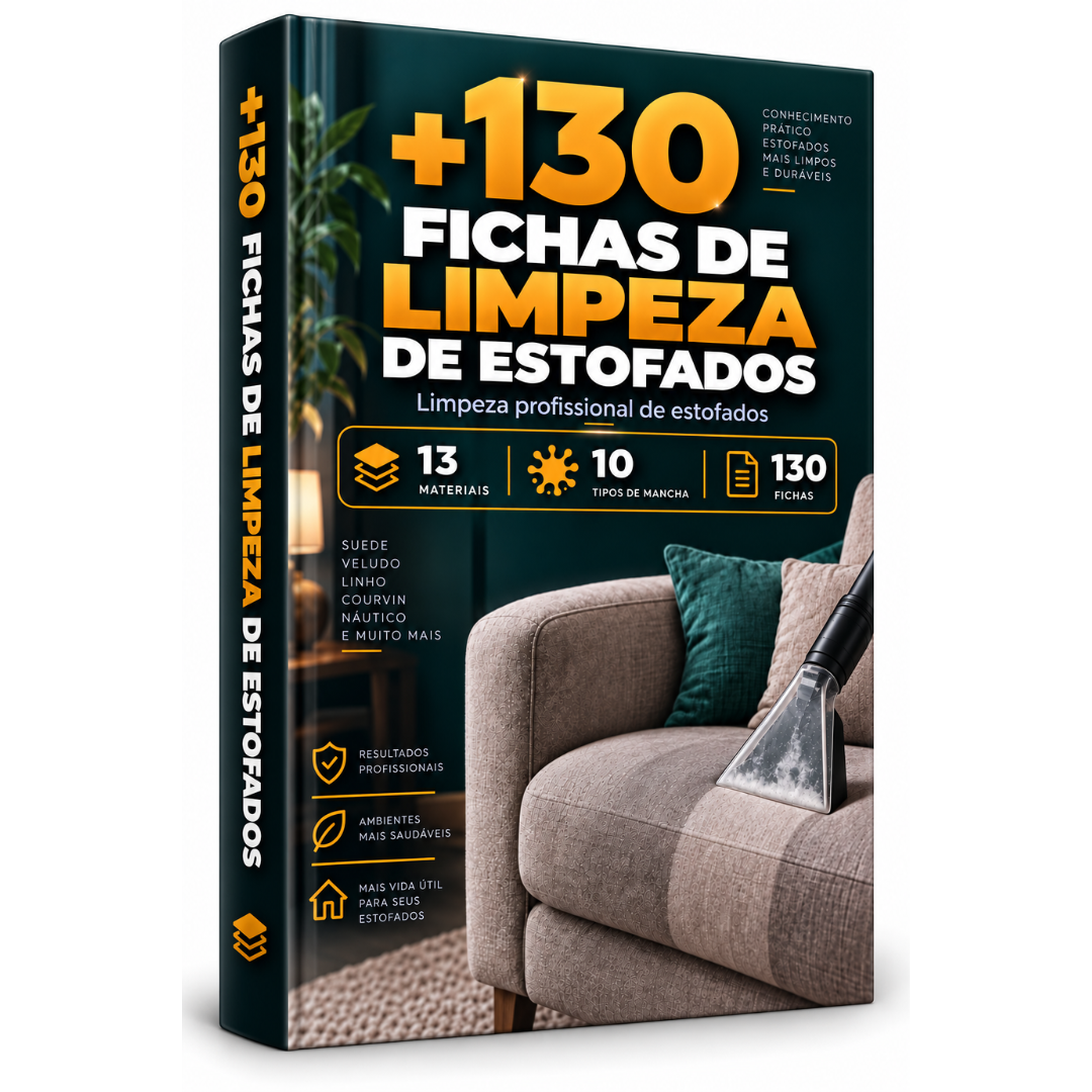 Plano Básico/+130 Fichas de Limpeza de Estofados
