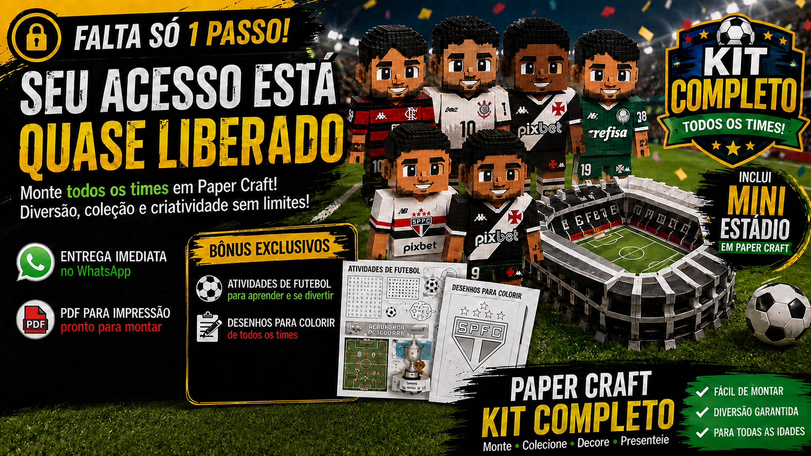 Kit Completo - PaperCraft - Promoção